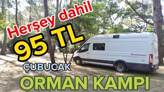 ÇUBUCAK ORMAN KAMPI KARAVAN KAMPI #kamp