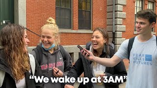 Asking Harvard Students If They Ever Sleep