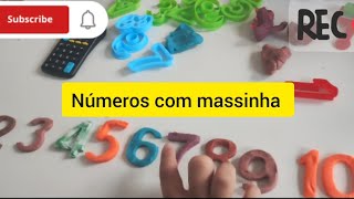 Aprendendo números com massinha (kids)