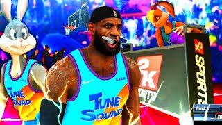 SPACE JAM 2: A New Legacy TUNE SQUAD THREE POINT CONTEST In NBA 2K21! LOLA, LeBron, Bugs..