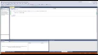 Visual Studio 2013 Basic Tutorial for Beginners Part 1