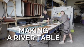 STEVEN BURGESS FURNITURE - Making a River Table