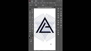 Modern AL Logo Design In Adobe Illustrator Tutorials #adobeillustrator #adobeillustratortutorial