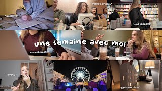 UNE SEMAINE AVEC MOI : marché de Noël, birthday party, bookhaul et soirée Dior