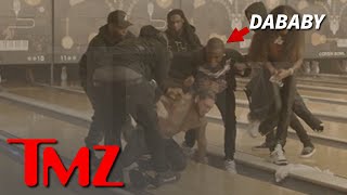 DaBaby and Crew Attack DaniLeigh's Brother at Bowling Alley | TMZ