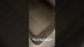 New Tesla Model S 2025 All weather floor mats Fits Older Model S Just Fine