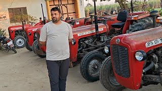 अच्छे ट्रैक्टरों का कलेक्शन ! 🥰 6397167133 Panwar bro 241 massey ferguson tractor@Villagerkisan.