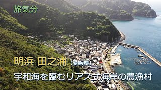 ［旅気分］明浜 田之浜（愛媛県）／宇和海に面するリアス式海岸の農漁村　Akehama Tanoura