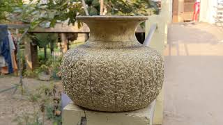 Angkor Sculpture | Amazing Skills Khmer Sculpture Making Copper Pot​ P03