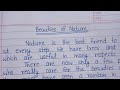 Write an essay on Beauties of Nature in English || Paragraph on Beauties of Nature || #extension.com