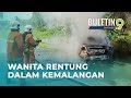 Wanita Rentung Kereta Terbakar Dalam Kemalangan Dua Kenderaan