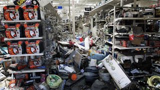power outage at Walmart!! tornado destroys Walmart building!!