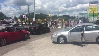 Protesters rally calling for arrest of Hillsborough deputy
