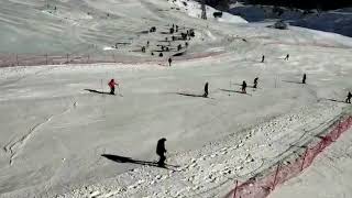 Skiing in Auli Joshimath Uttarakhand India