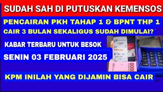 SUDAH SAH DIPUTUSKAN KEMENSOS PKH BPNT TAHAP 1 2025 INILAH CALON NAMA-NAMA KPM YG MASIH CAIR