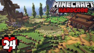 Let's Play Minecraft Hardcore | Farm Area Complete!