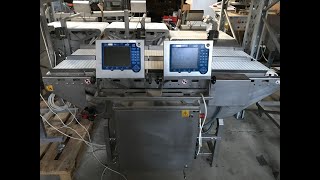 Marel 2 tracked checkweigher, Type - DWU.