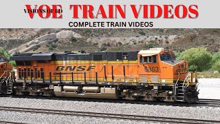 VOE New Train Videos # 0097 August 18, 2023 BNSF Trains