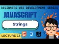 JavaScript String Methods Explained (Hindi)