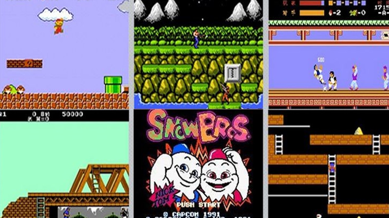 Classic Retro Video Games With 400 Games - YouTube