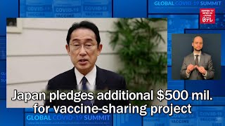 Japan pledges additional $500 million for vaccine sharing project