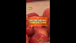 8년 만에 '이른 추석' 차례용 과일 값 비상 [shorts]