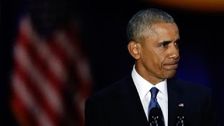 Obama Gets Emotional During Tribute to Wife Michelle