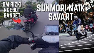 SUNMORI NAIK MOTOR LISTRIK GANTENG | Riding Savart S1-P Insigna with @mrizki13