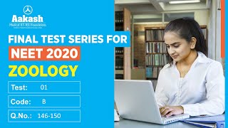 FTS NEET 2020 Test 01 code B Zoology Q 146 to 150