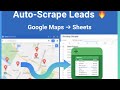 How to Scrape Leads from Google Maps to Google Sheets using Apify + n8n |No Code Automation Tutorial
