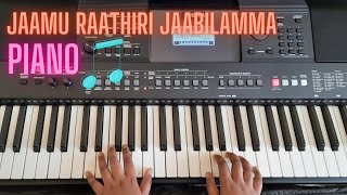 Jaamu Rathiri Jaabilamma | PIANO | Telugu 90's Melody Songs
