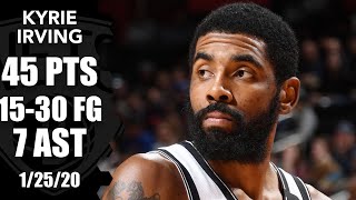 Kyrie Irving goes off for 45 points for Nets vs. Pistons | 2019-20 NBA Highlights