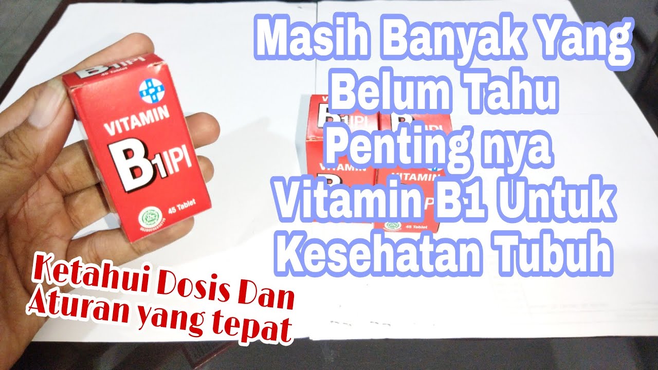 Review Vitamin B1 Untuk Mencegah Penyakit Beri Beri Dan Wernicke ...