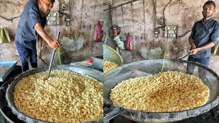 Unique Wheat Murmure Making of India😱😱 गेंहु के भी मुरमुरे बना दिए इन्होंने तो😳😳 Indian Street Food