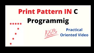 Pattern printing in C || Print 7 using * in C programming || C programming Tutorial
