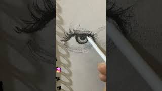 تعليم رسم  عيون متساوية😭💗/#drawing #eyes