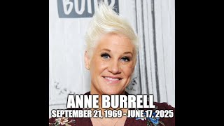 Dedicated to the life of Anne Burrell (American Chef) Rest in Peace Video Tribute