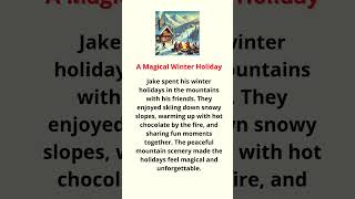 Winter Holidays | Easy English Story for Beginners