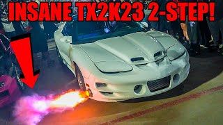 1000+ HORSEPOWER CARS HAVE INSANE 2-STEP BATTLE AT TX2K23 CAR MEET! (I CAN'T HEAR ANYMORE LOL)