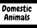 Domestic Animals and their uses