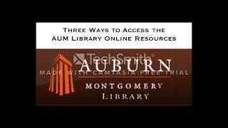 Three Ways to Access AUM Library Online