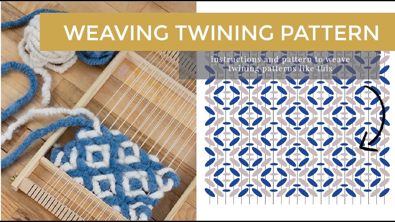 Weaving Diy Twining Patterns Youtube