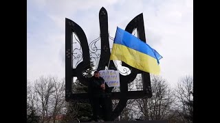 Олешки: проукраїнський мітинг на лівобережжі Херсонщини в березні 2022 року