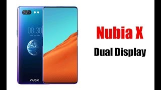 ZTE Nubia X key features of the smartphone with two color screens