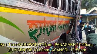 Asansol to Burdwan Super Fast Bus HELLO BANGLA 🚌🚌🚌 See The Video with bus time table.