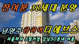 (( 마감 되었습니다 ))경기도  아파트 미분양 디에브스 금곡동  입주와 동시에 분양중 초 역세권 금곡역 바로앞 도보1분 고층 위주로 선착순 선택  /부동산/한국 의집 .