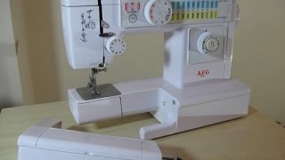 Aeg Nm 811 Nähmaschine Sewing machine Швейная машина test