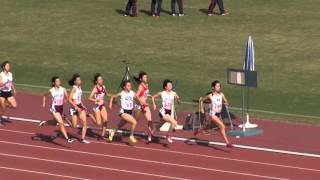 2015関西学生　種目別　女子８００ｍ決勝