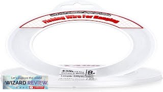 Clear Fishing Wire Acejoz 656FT Fishing Line Clear Invisible Hanging Wire Strong Review