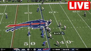 NFL LIVE🔴 Denver Broncos vs Buffalo Bills | AFC Wild Card NFL Full Game - 12th January 2025 NFL 25